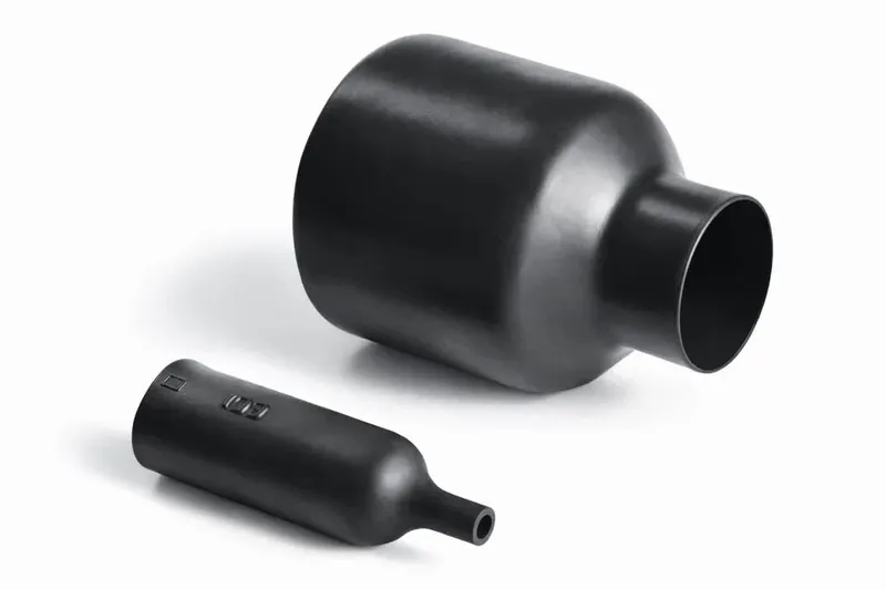 Helashrink 100 bottle heat shrink boot without rib for connector strain relief and easy re-entry repair