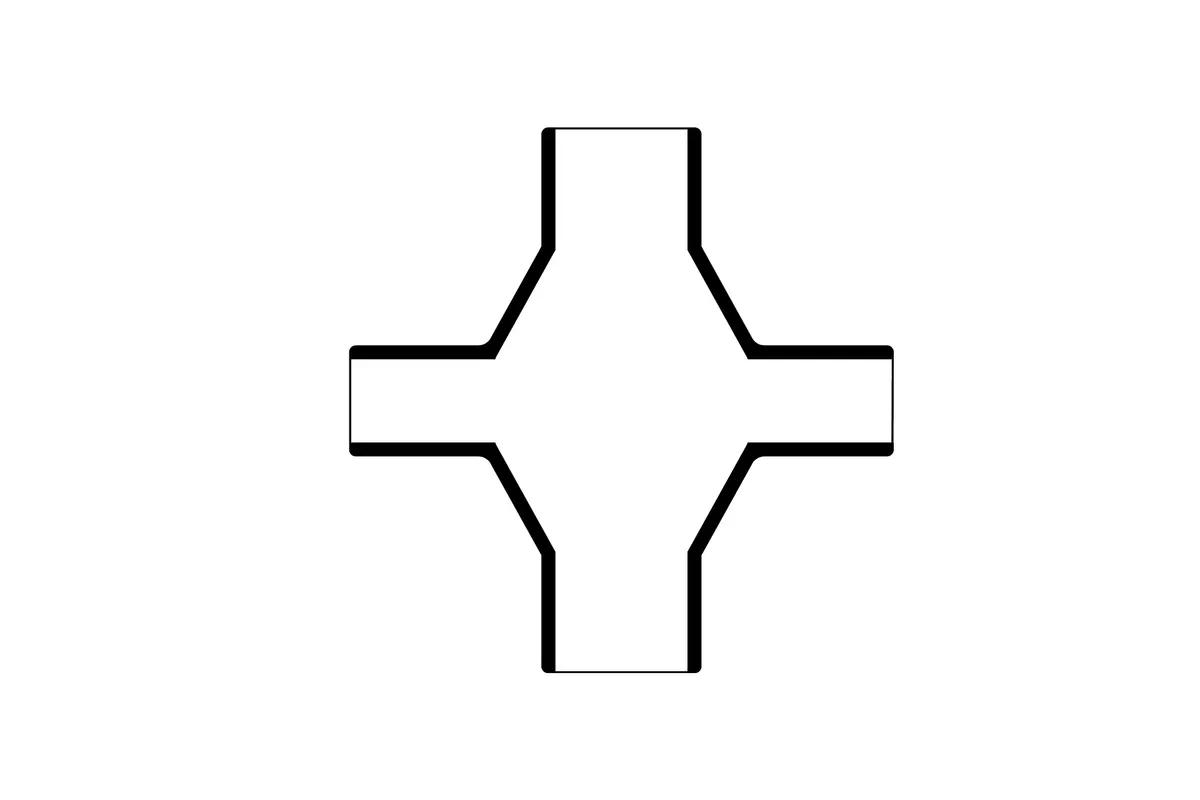 Overview diagram of Helashrink 2000 series right angle cross heat shrink molded shape for four direction cable routing