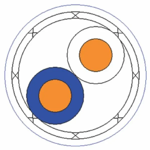 100 Ohm 30 AWG Space Type Twinaxial Cable