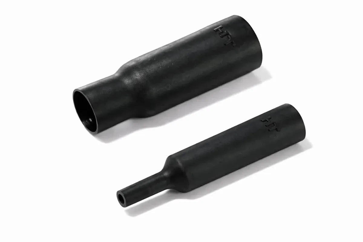 Helashrink 313E low profile shim heat shrink boot for building up cable diameter in harnesses