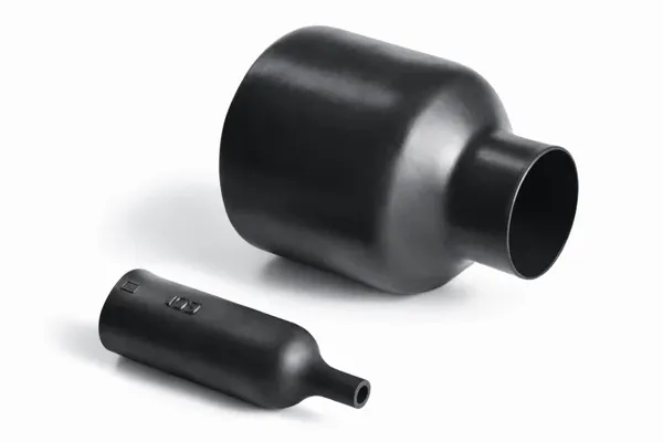 Helashrink 100 bottle heat shrink boot without rib for connector strain relief and easy re-entry repair