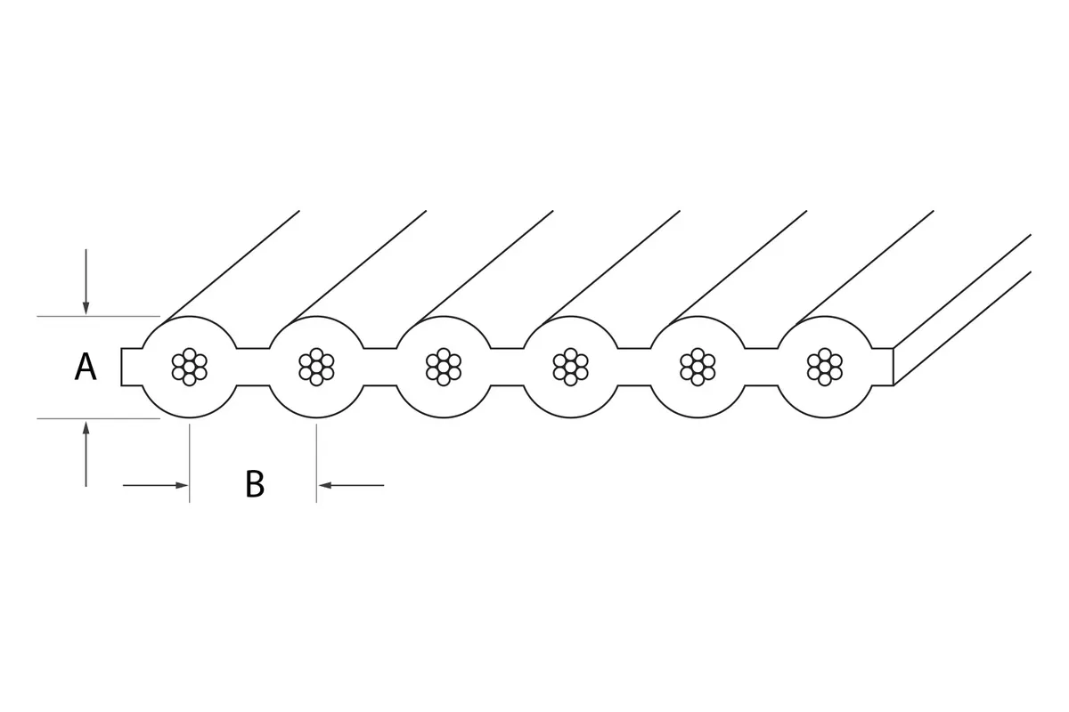 MIL SPEC M49055/12 ribbon cable with extruded FEP insulation