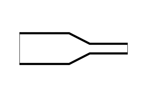 Helashrink 160 compact heat shrink boot without rib overview diagram for tight space strain relief