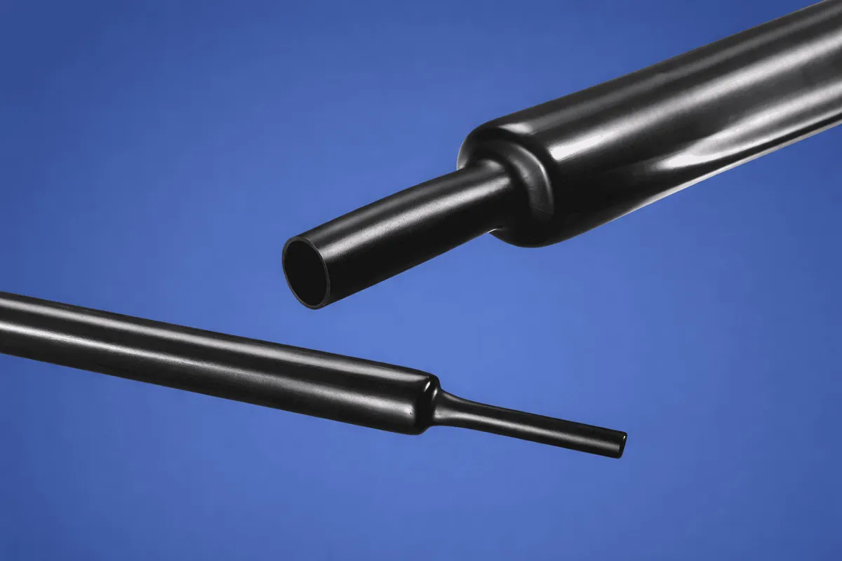 [ai] WS1318 TW black fluoropolymer thin wall heat shrink tubing