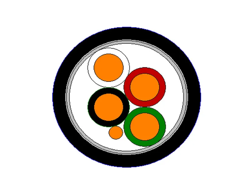 ELECTRI-TONE® 28 AWG Four Conductor Shield and Jacketed Cable