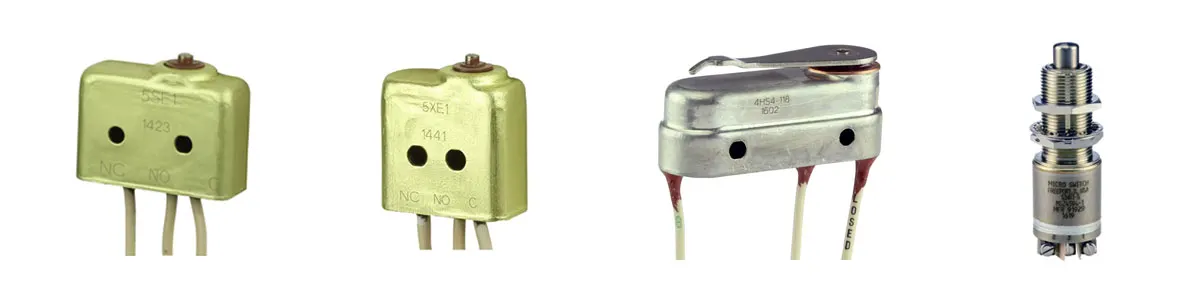 SE, XE, HS and HR Sealed Micro-switches from Honeywell