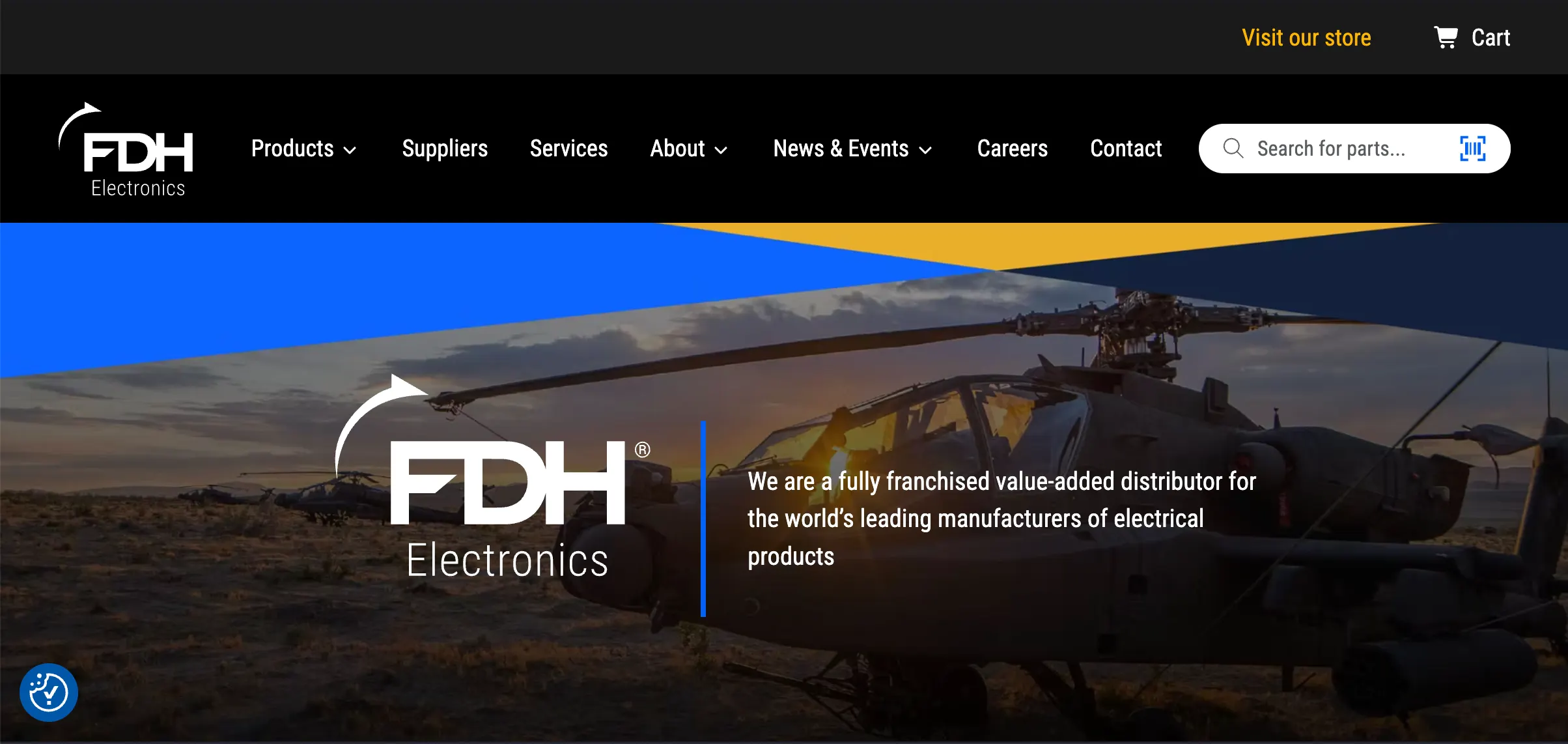FDHElectronics.com Screenshot