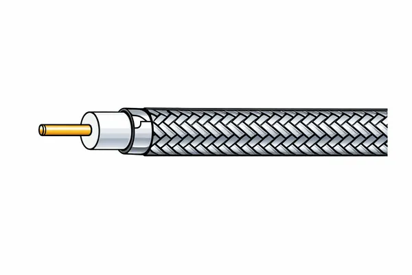 [ai] Hand formable coaxial cable with braided shield for RF applications