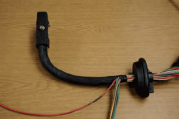 [ai] WZ Series wrap around sleeving installed on cable assembly