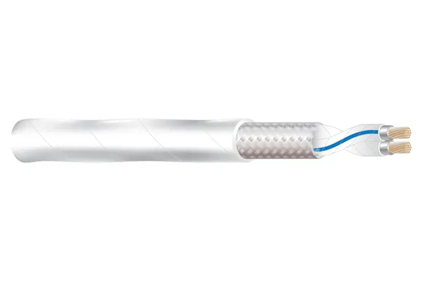 M27500 SA shielded cable with PTFE jacket and M22759/7 components