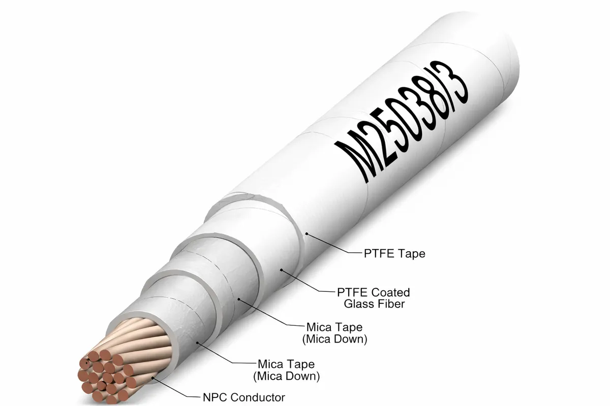 [ai] MIL W 25038/3 Thermazone wire with PTFE insulation