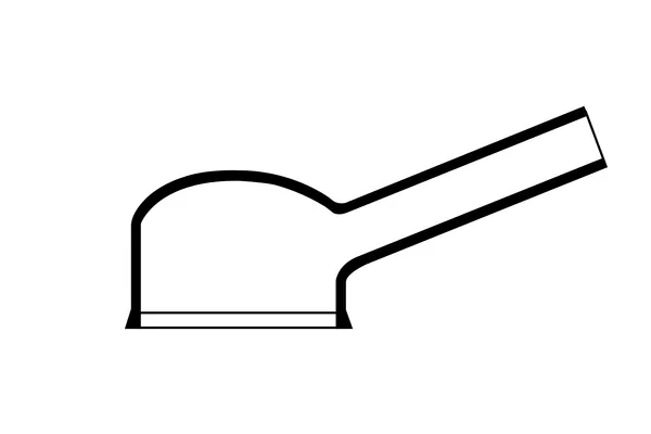 Diagram of Helashrink 1100 series low profile high ratio right angle heat shrink shape for small cable diameters