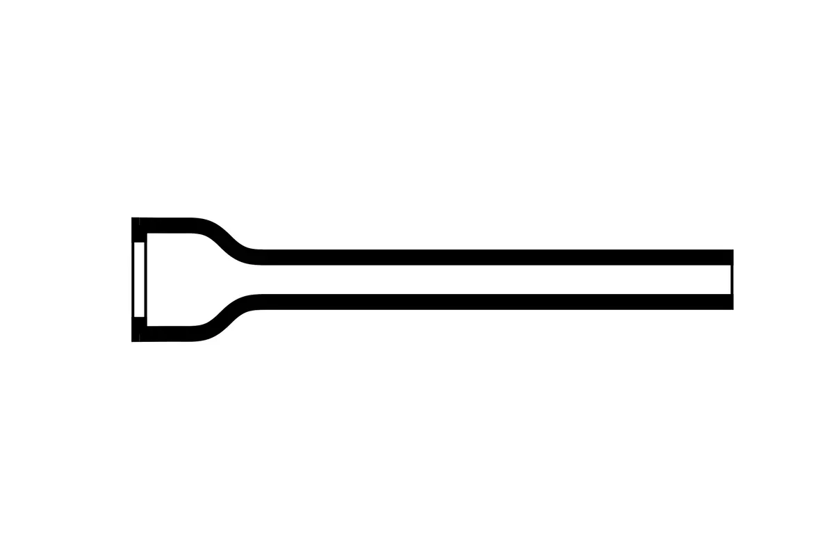 Helashrink 130 long outlet VG style heat shrink boot with rib overview diagram for harness routing